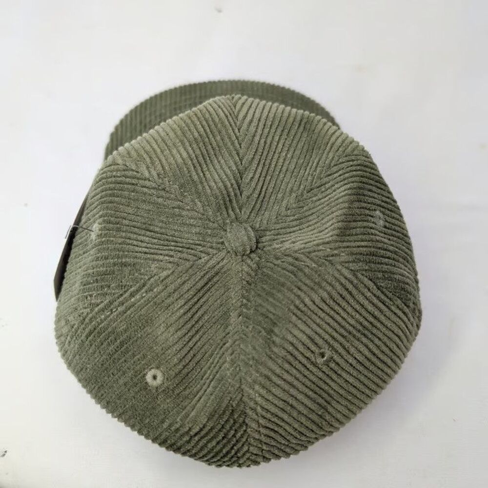Snag Collective Mushroom Hat Corduroy Rope Olive Green Embroidered Snapback NWT - Picture 6 of 10